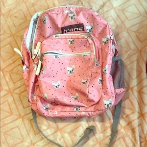French bulldog Jansport backpack